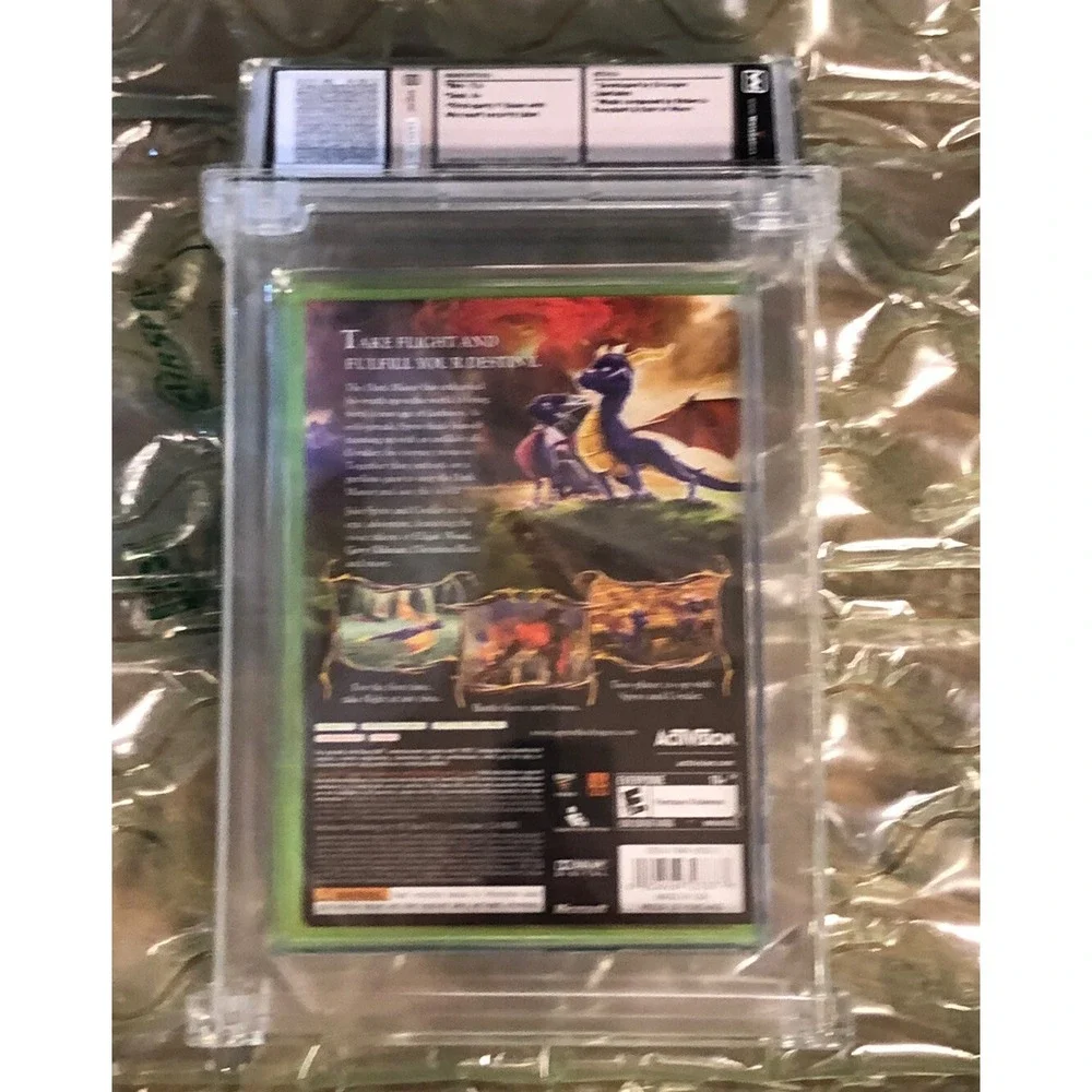 WATA Certified 9.6 A+ XBOX 360 THE LEGEND OF SPYRO DAWN OF THE DRAGON GAME